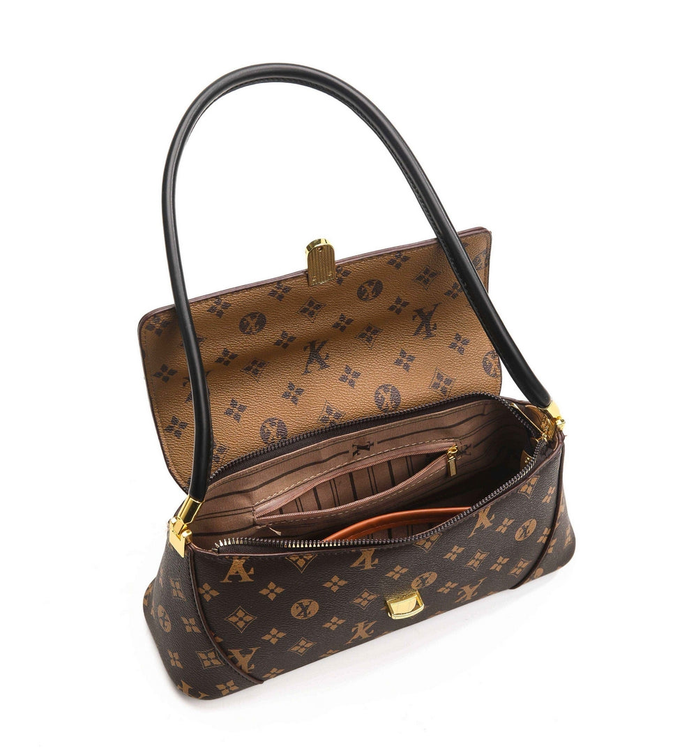 Monogram Shoulder Bag – Coffee Brown Edition