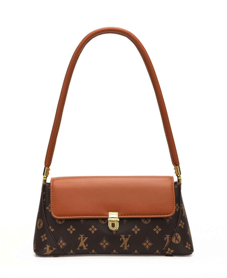 Monogram Shoulder Bag – Tan Brown Edition