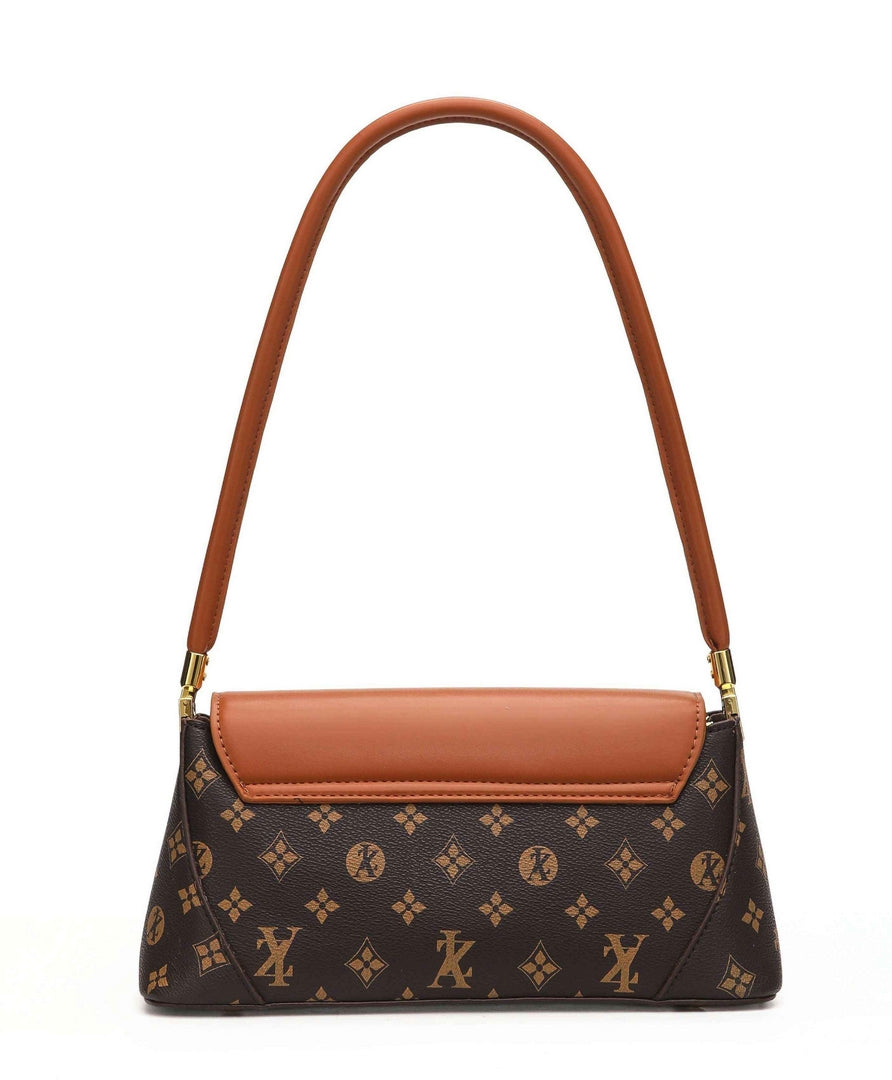 Monogram Shoulder Bag – Tan Brown Edition
