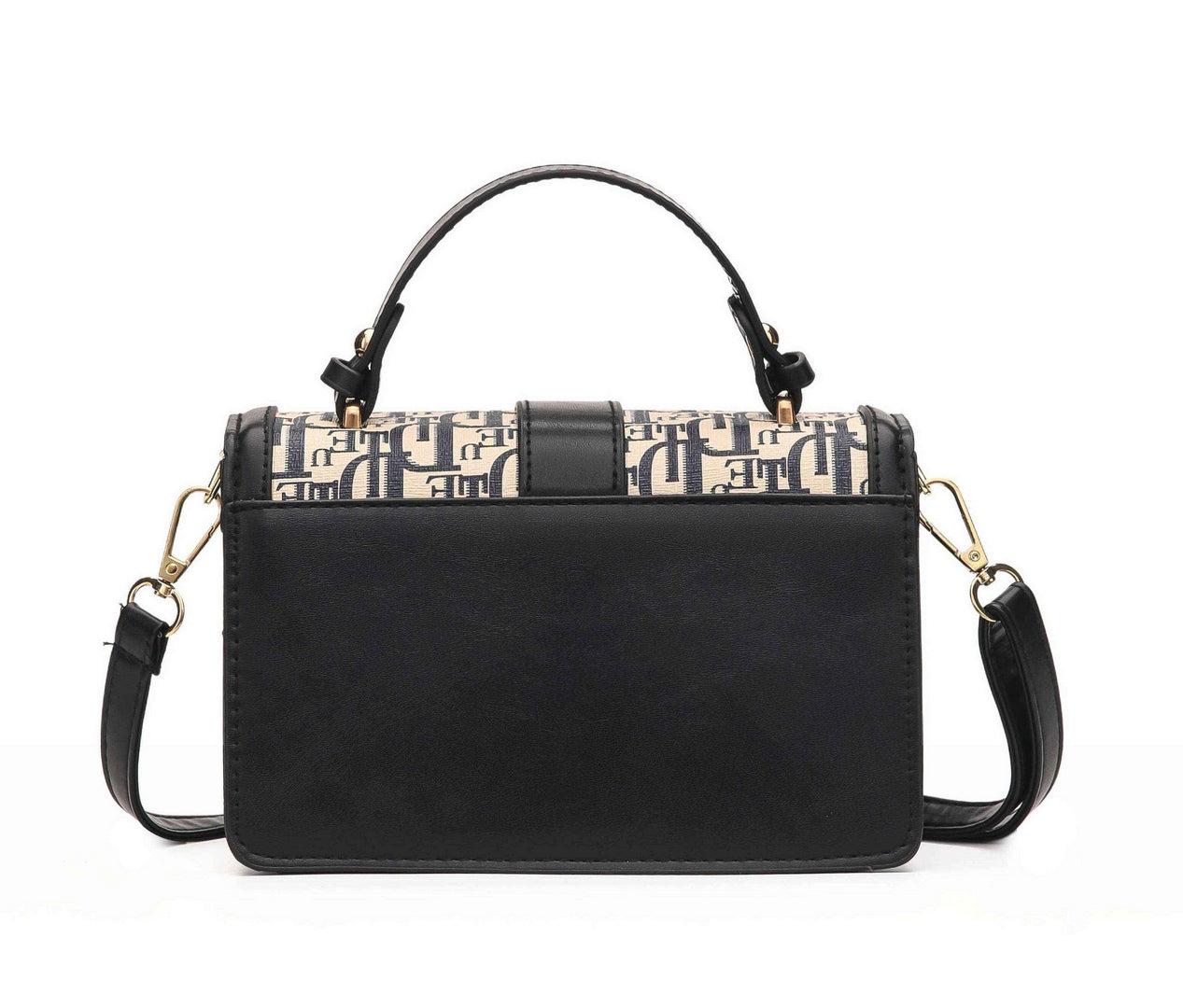 Signature Monogram Top Handle Bag – Black Edition