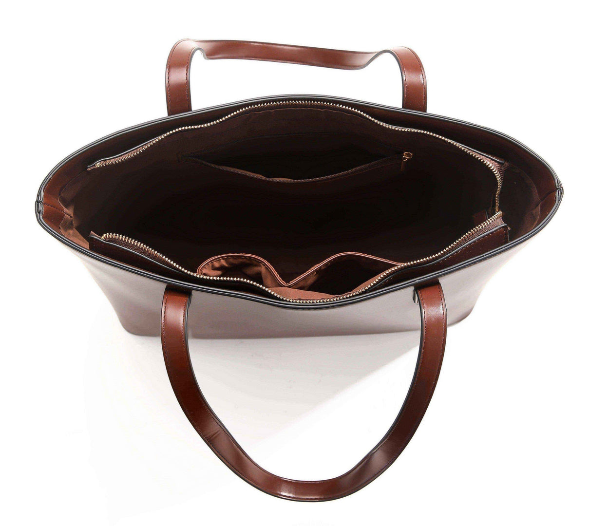Classic Minimalist Tote Bag – Espresso Brown Edition