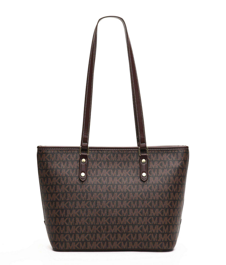 Signature Monogram Tote Bag – Brown Edition