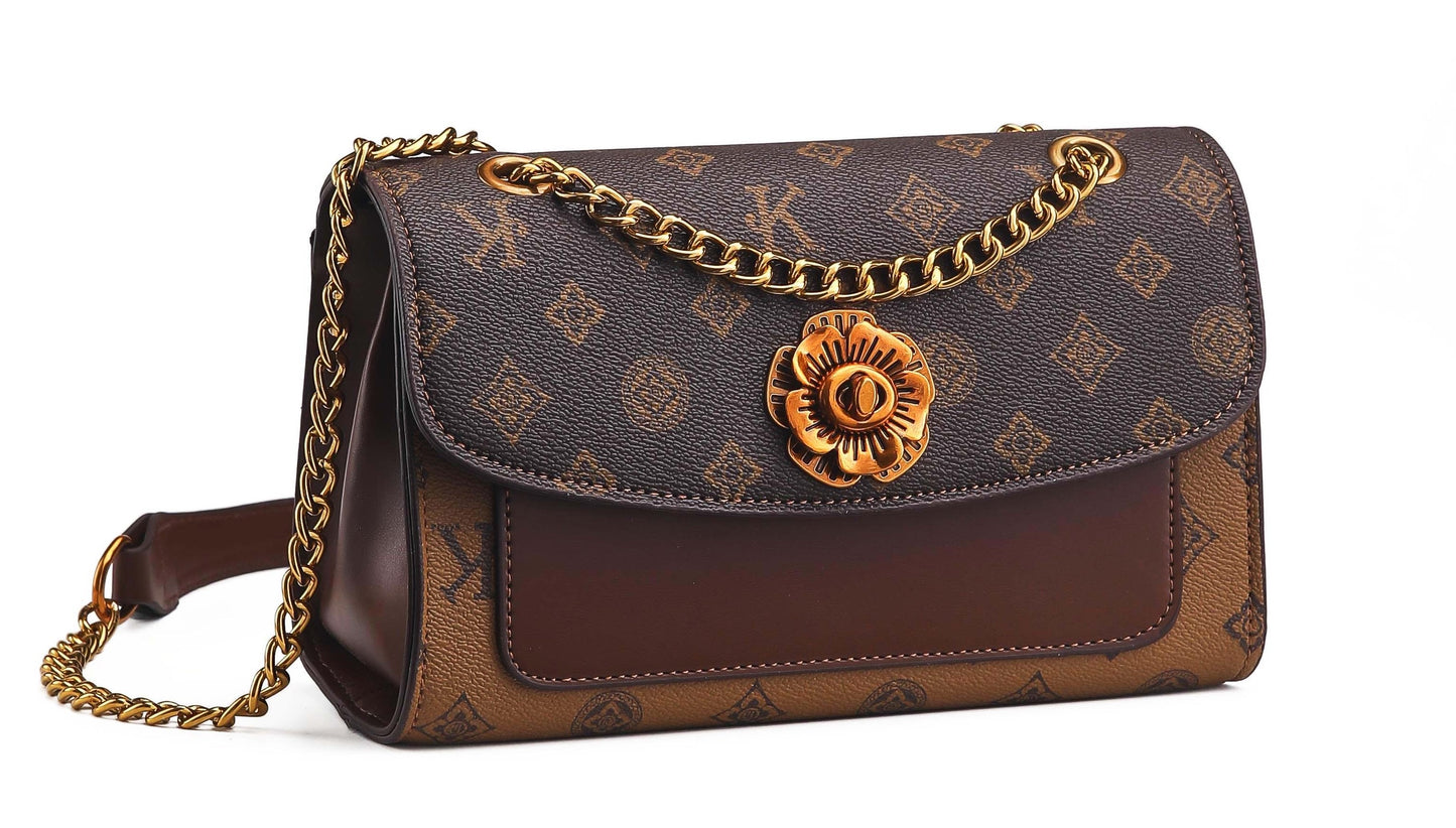 The "Signature Bloom" Flap Bag