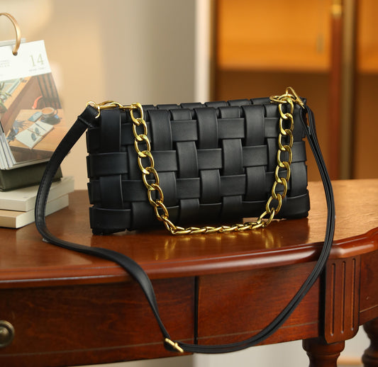 The Woven Luxe Chain Bag