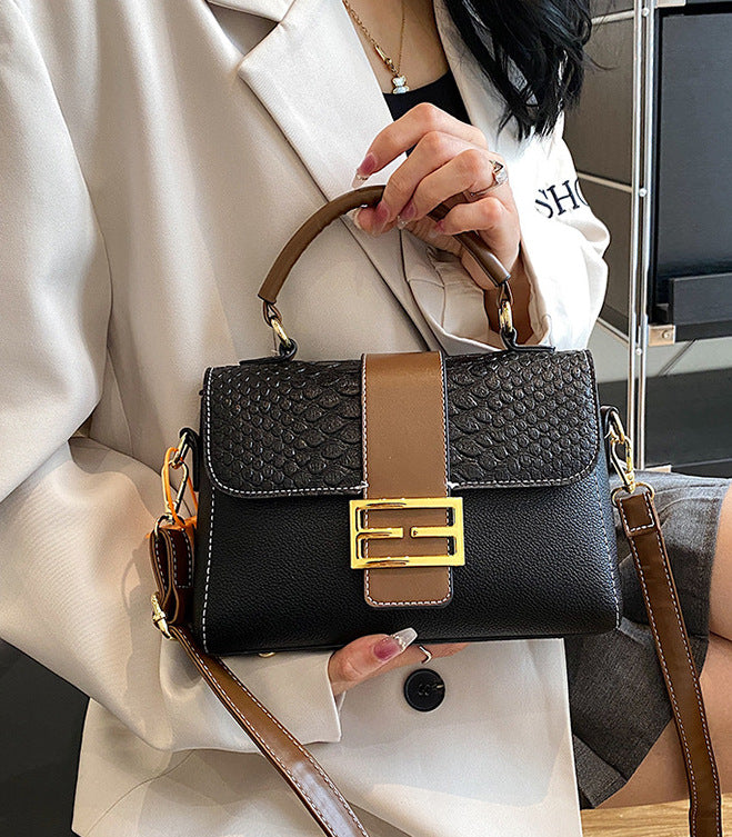 Grid Luxe Crossbody