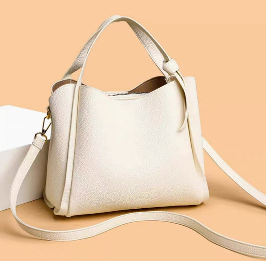 Classic Hobo Shoulder Bag – Ivory Edition