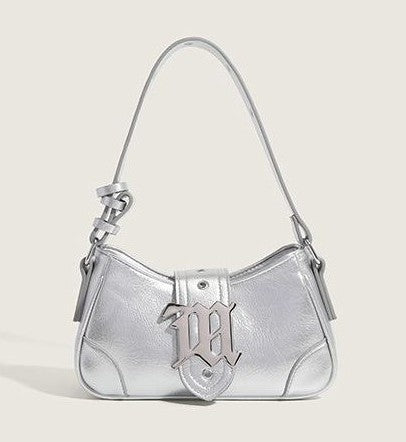 The “Silver Monarch” Shoulder Bag