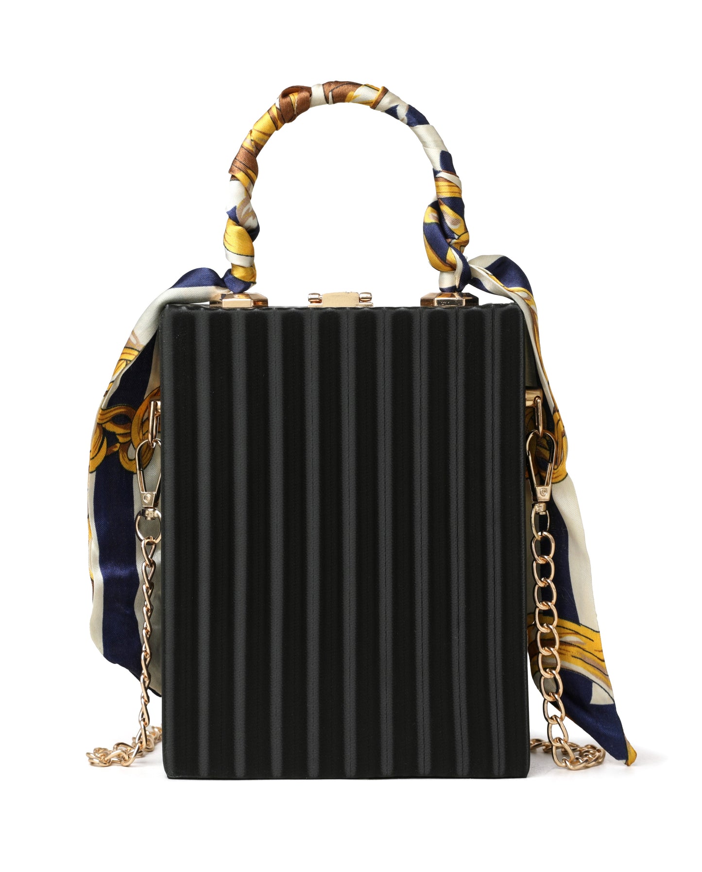 Chic Graphic Box Bag – Black Edition