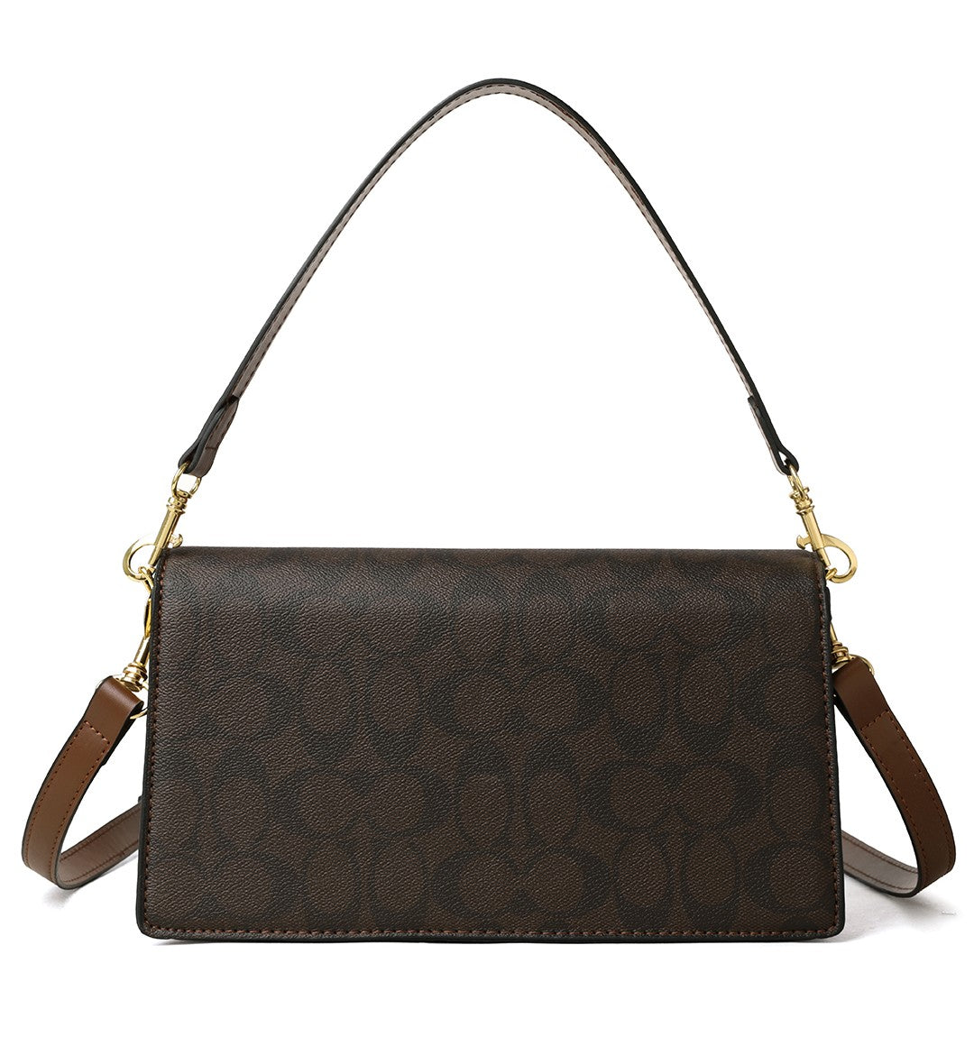 The “Heritage Mocha” Signature Shoulder Bag