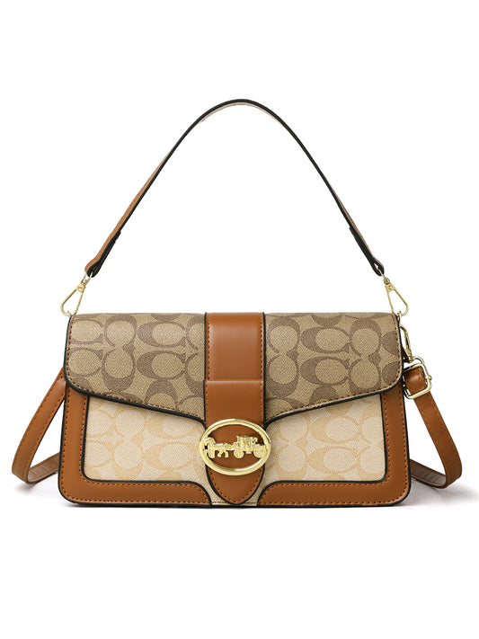 Heritage Carriage Signature Shoulder Bag