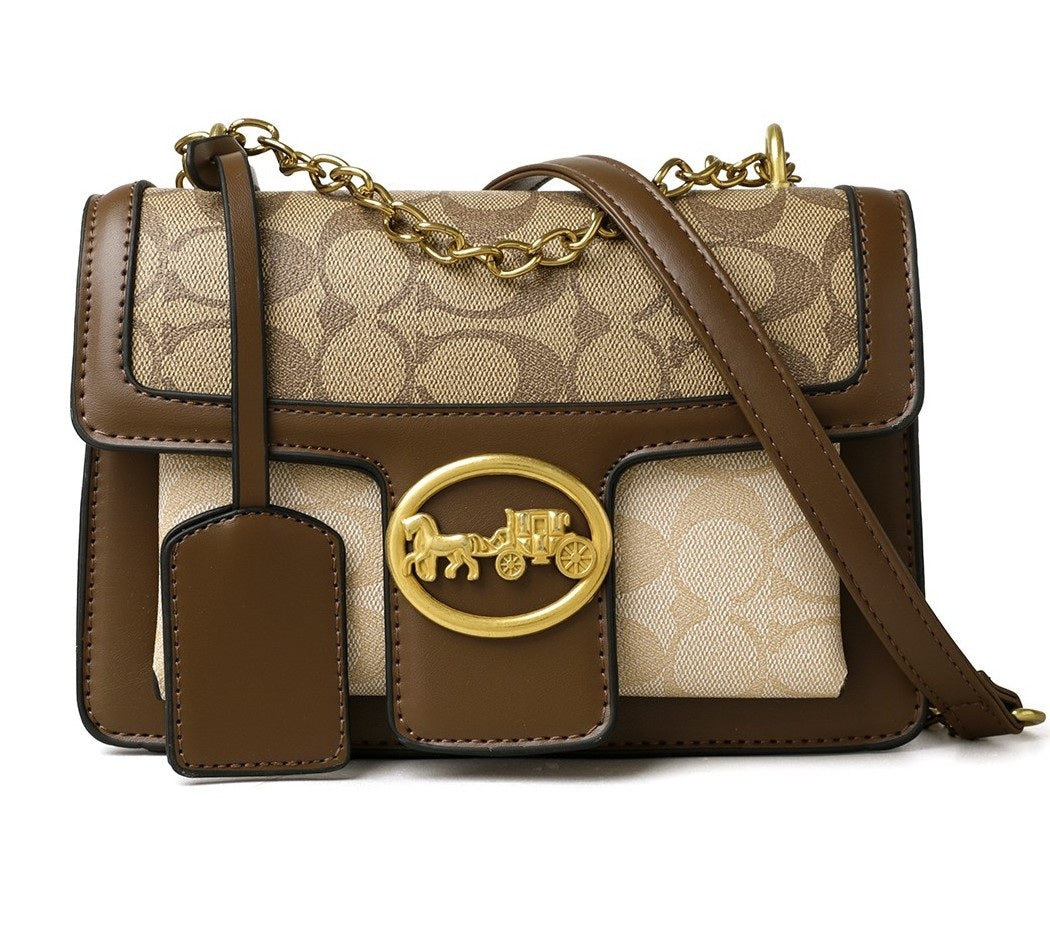 The “Heritage Saddle” Chain Shoulder Bag