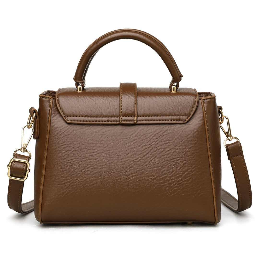 The “Caramel Luxe”  Top Handle Bag