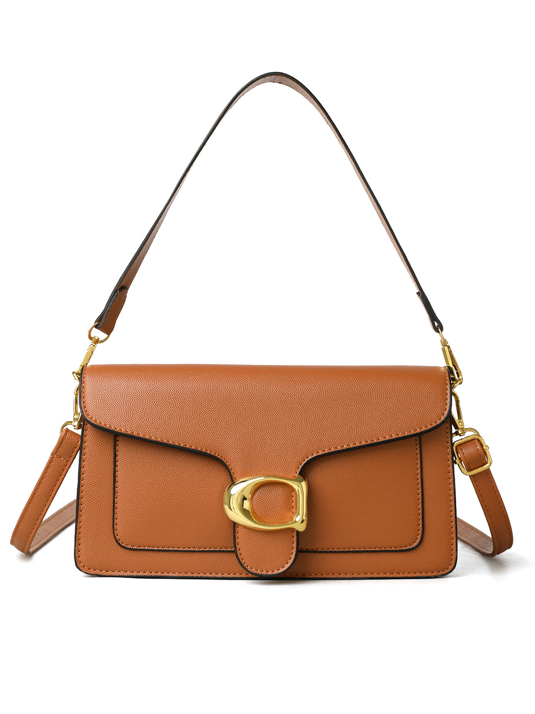 The “Caramel Luxe” Shoulder Bag