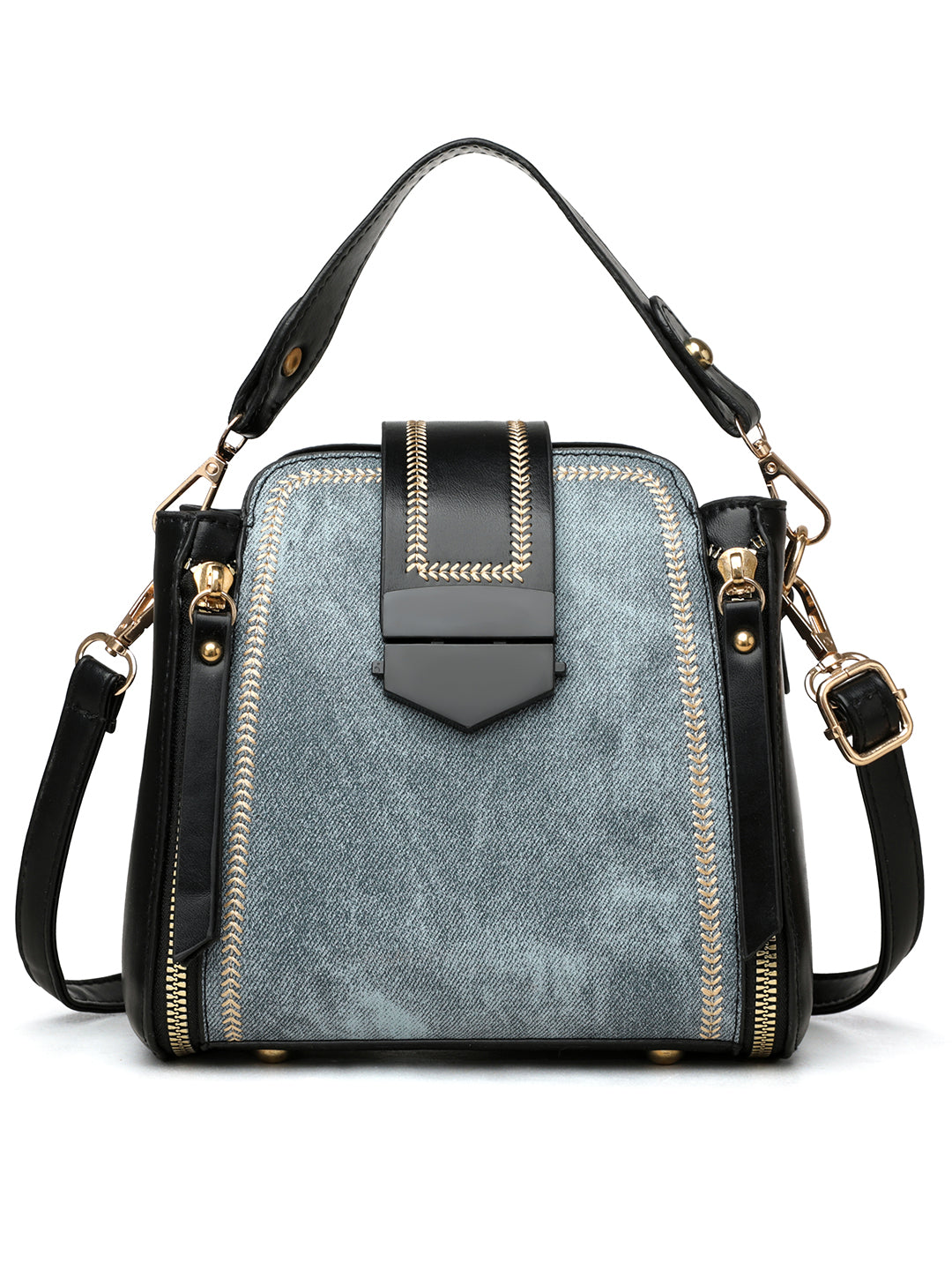 The “Urban Denim” Top Handle Bag