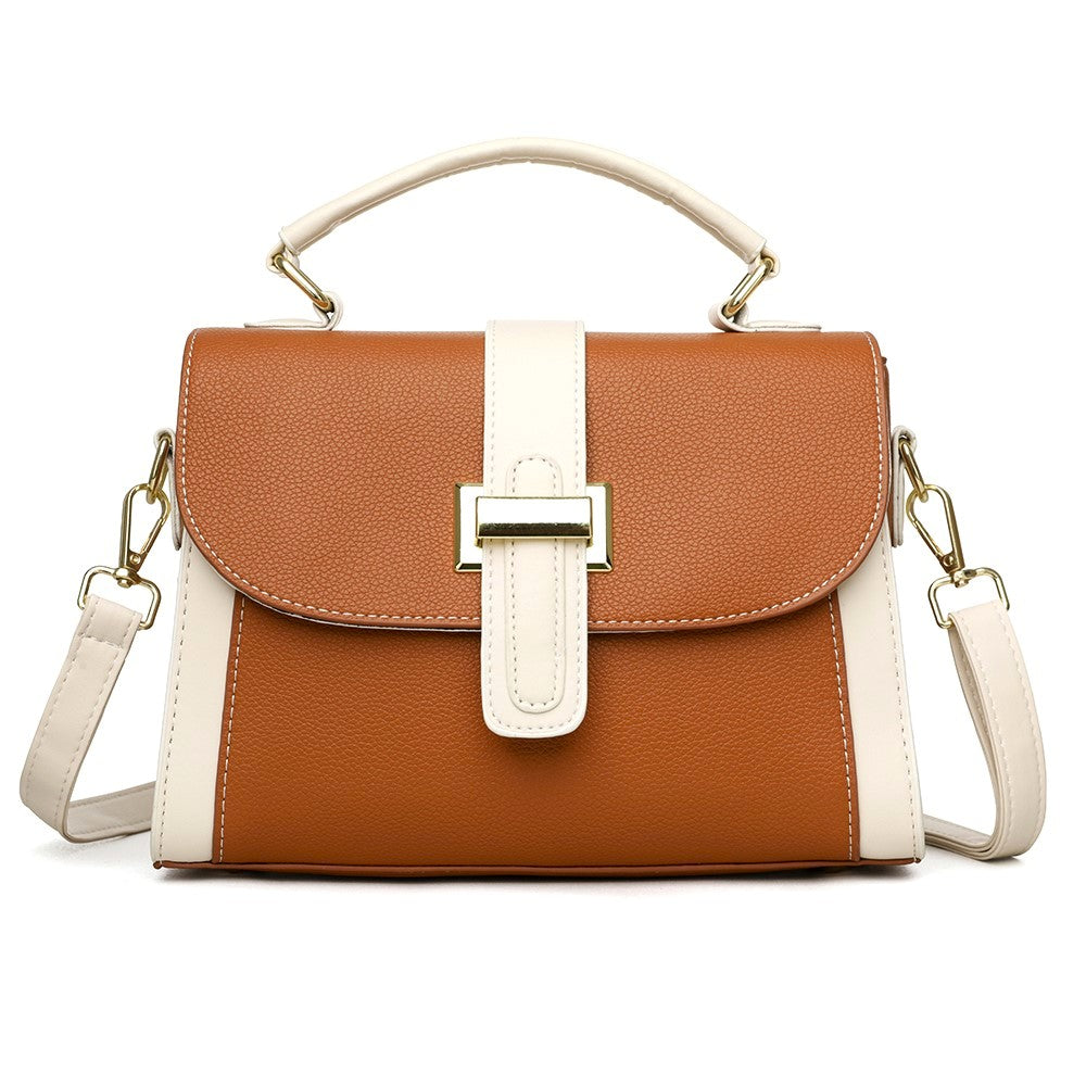 The "Signature Ivory" Top-Handle Satchel