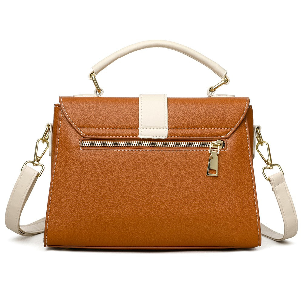 The "Signature Ivory" Top-Handle Satchel