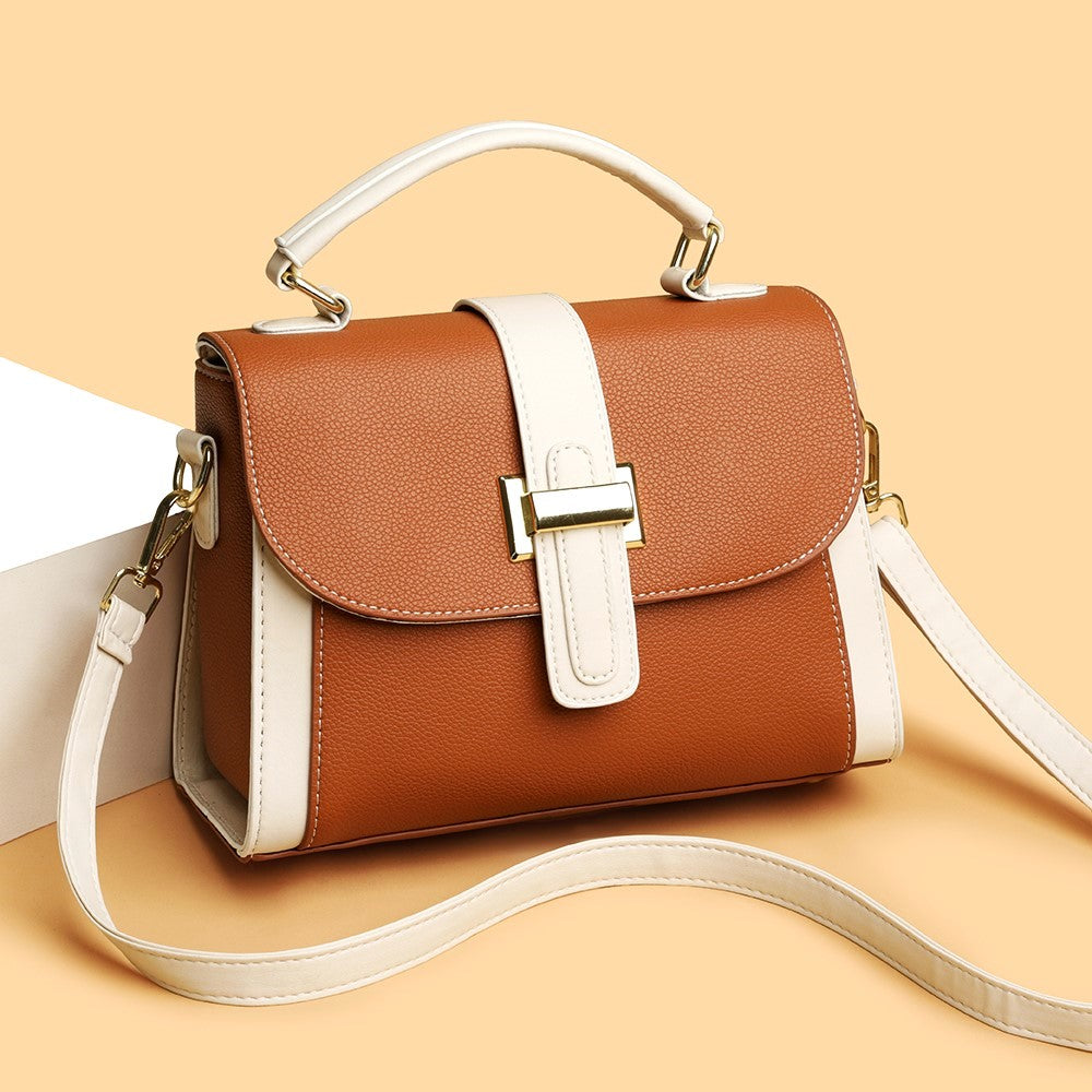 The "Signature Ivory" Top-Handle Satchel