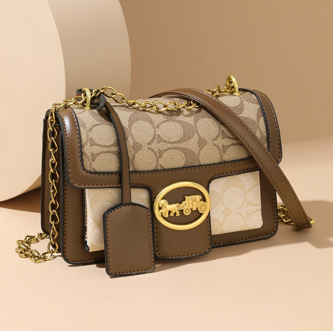 The “Heritage Saddle” Chain Shoulder Bag