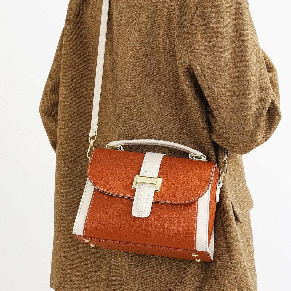 The "Signature Ivory" Top-Handle Satchel