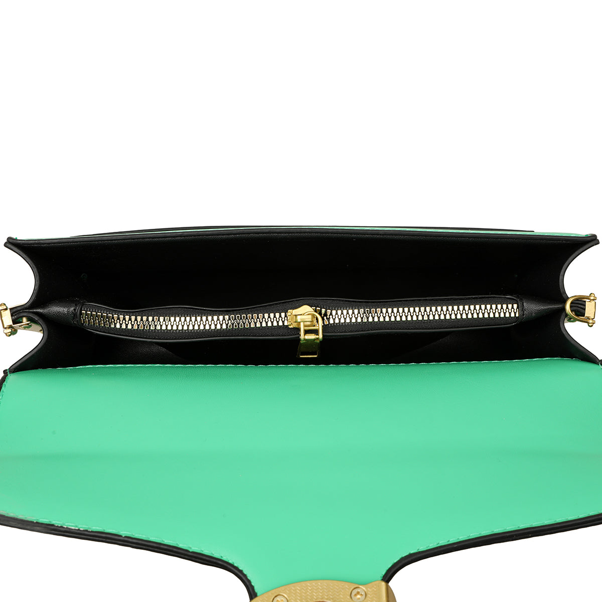 The "Emerald C-Clasp" Shoulder Bag (Mint Green)