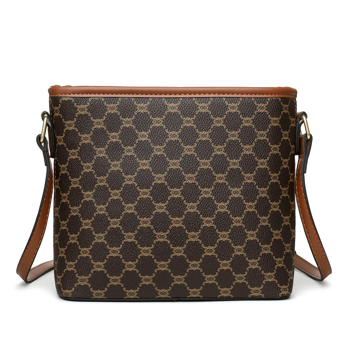 The "Geo Monogram" Bucket Crossbody