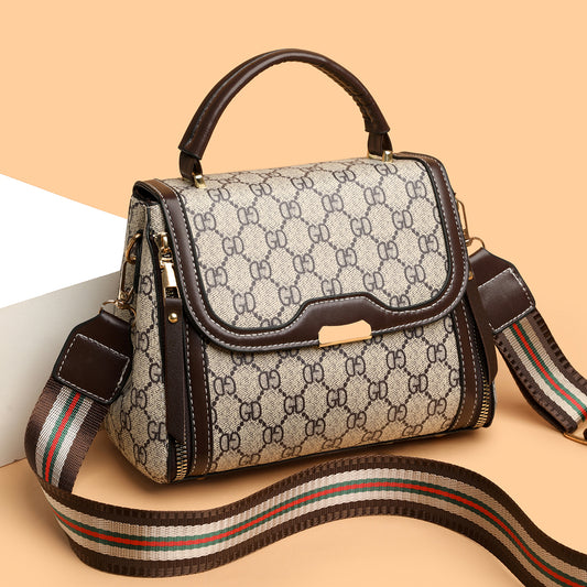 The "Heritage Webbing" Top-Handle Satchel