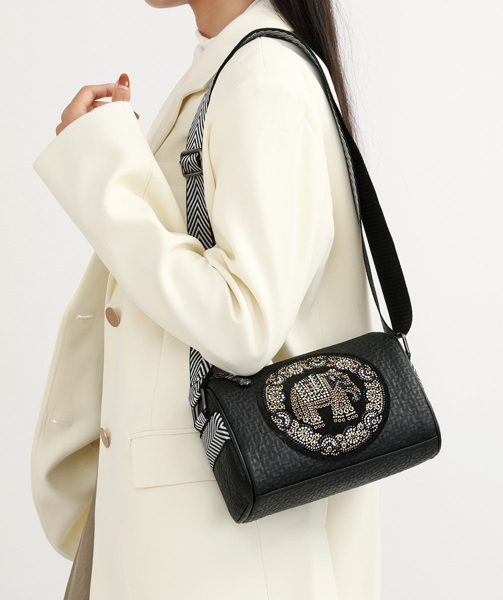 The "Artisan Elephant" Barrel Crossbody