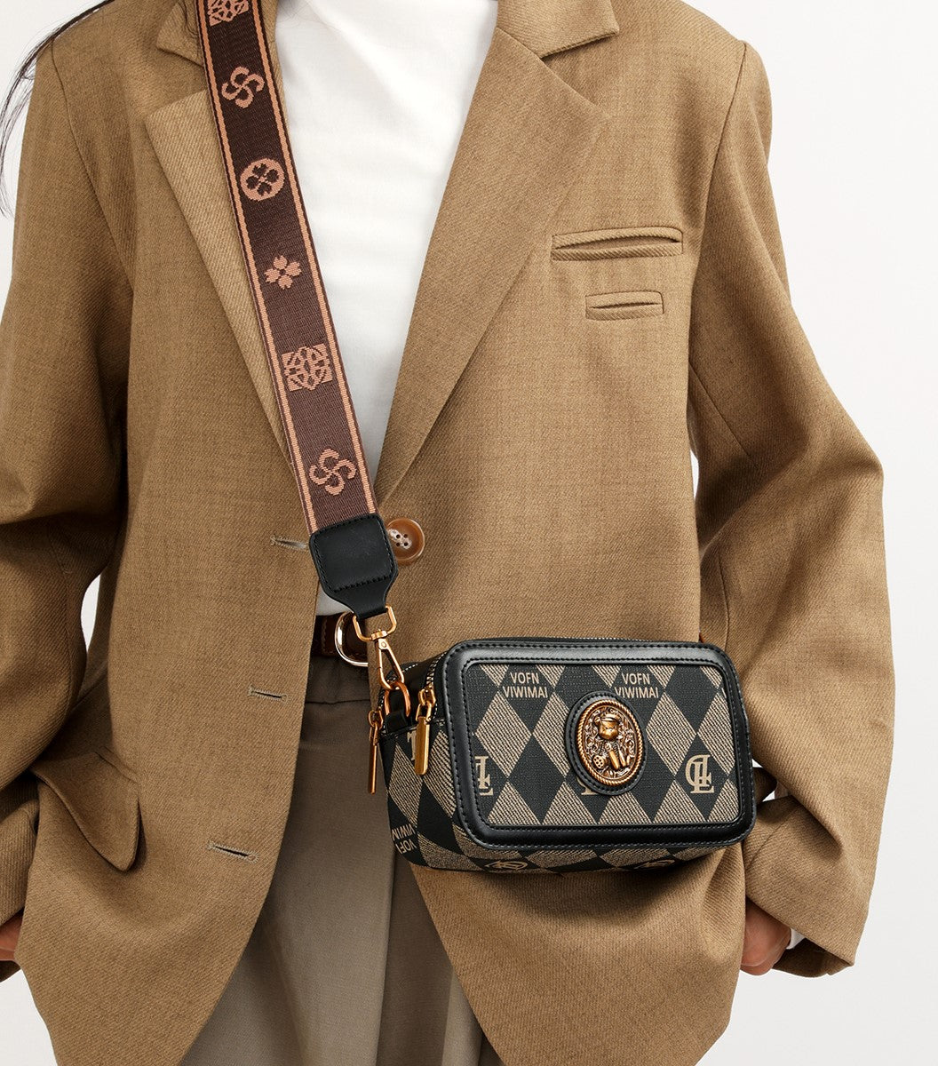 The "Checkerboard Regal" Crossbody