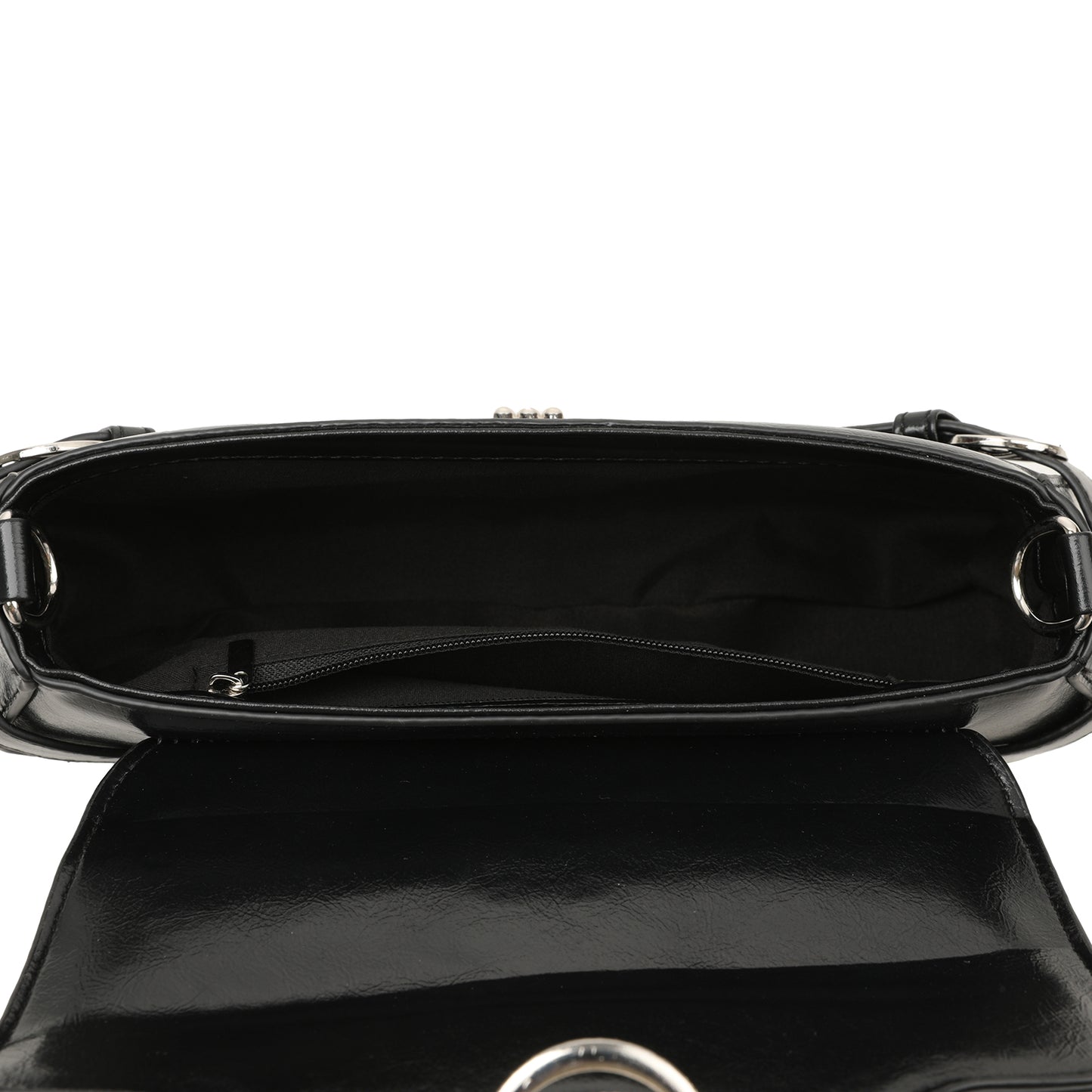 The “Noir Edge” Chain Shoulder Bag