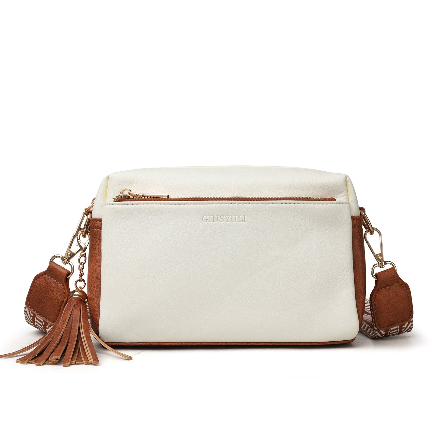 The “Ivory Nomad” Crossbody Bag (Boho Strap Edition)