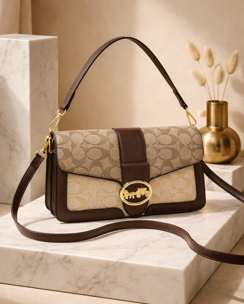 The “Heritage Carriage” Signature Shoulder Bag