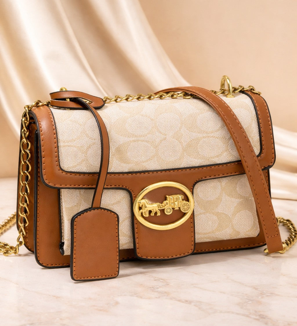 The “Heritage Charm” Chain Shoulder Bag